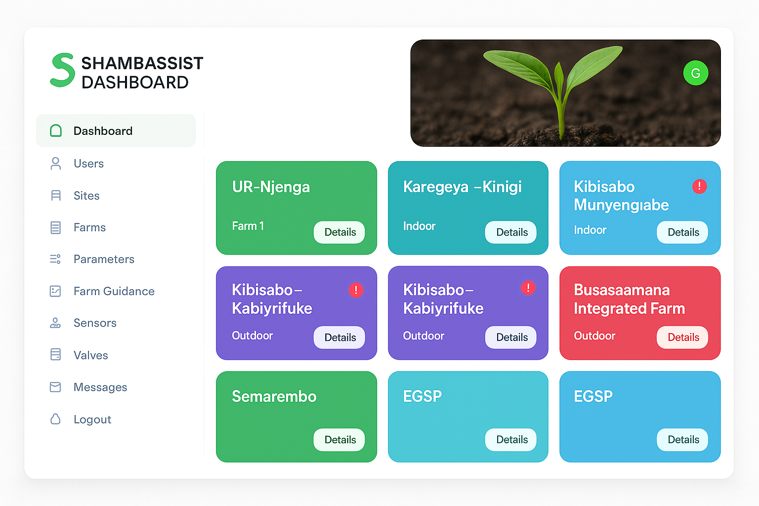 Farm Dashboard